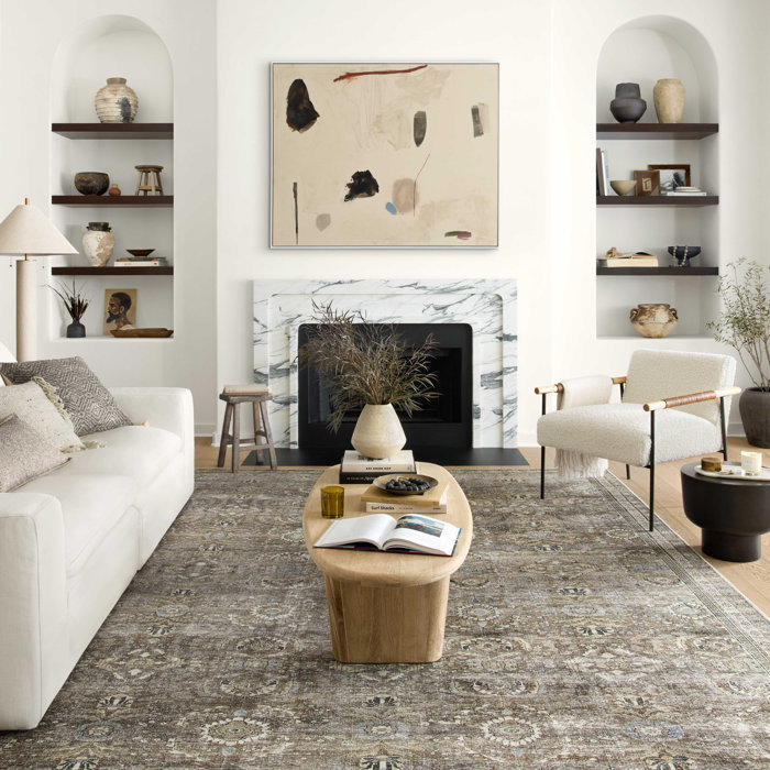 Bungalow Rose Sim Oriental Antique/Moss Area Rug & Reviews Wayfair